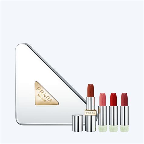 prada lipstick clutch set|Prada Monochrome Lipstick Clutch Gift Set review, lipstick .